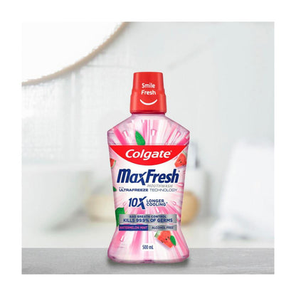 Colgate Max Fresh Watermelon Mint Mouthwash - 500mL