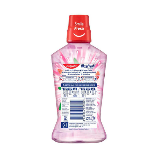 Colgate Max Fresh Watermelon Mint Mouthwash - 500mL