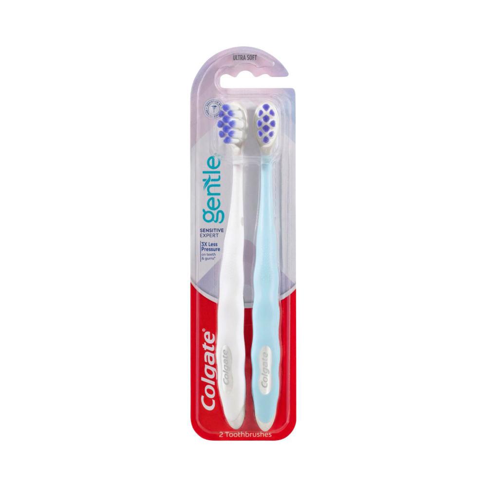 Colgate Gentle Sensitive Expert Ultra Soft Toothbrush - 2 Pack
