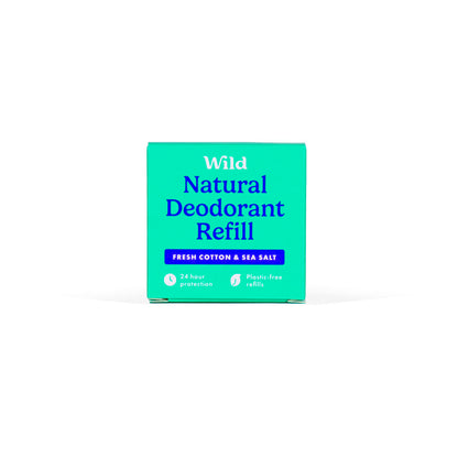 Wild Fresh Cotton & Sea Salt Vegan Natural Deo - 40g
