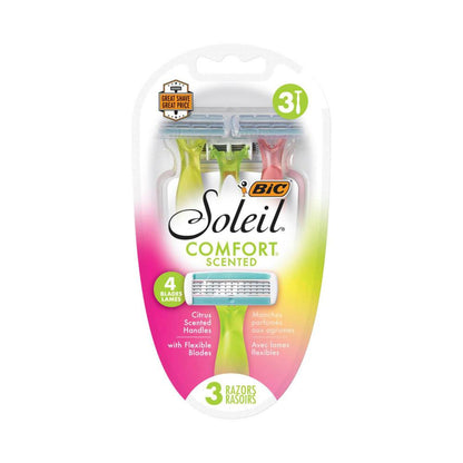 Bic Soleil Comfort Scented Disposable Razors - 3 pack