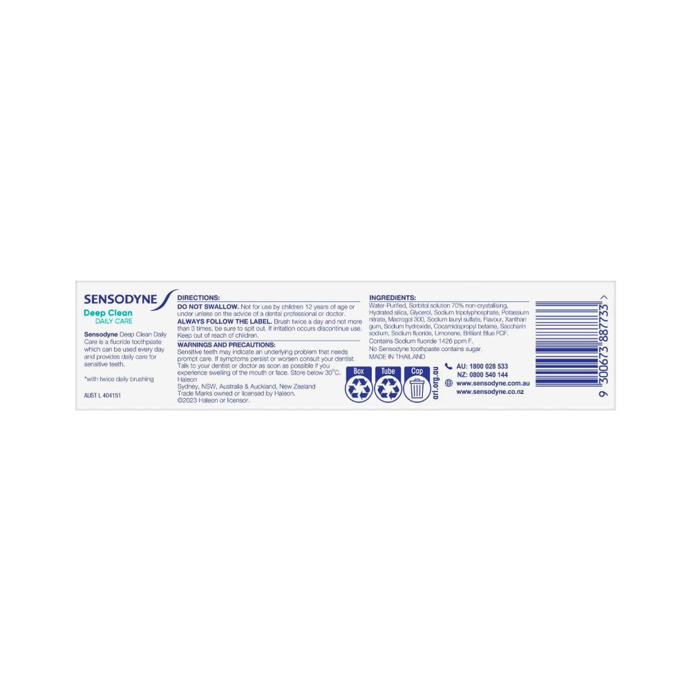 Sensodyne Daily Care Deep ean Toothpaste - 100g