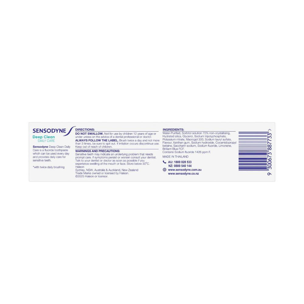 Sensodyne Daily Care Deep ean Toothpaste - 100g