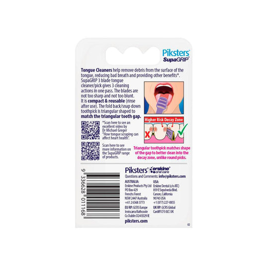 Piksters Supagrip Tongue Cleaner - 20 pack