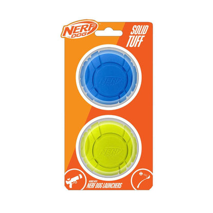 Nerf 2.5inch Solid Foam Sonic Ball Dog Toy - 2 Pack