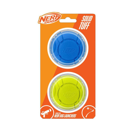 Nerf 2.5inch Solid Foam Sonic Ball Dog Toy - 2 Pack