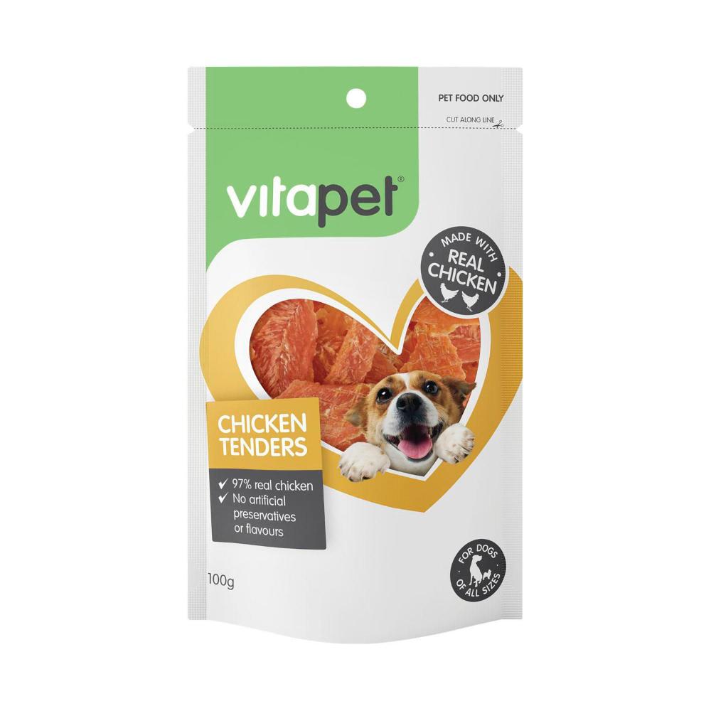 Vitapet Jerhigh Chicken Tenders Dog Treats - 100g