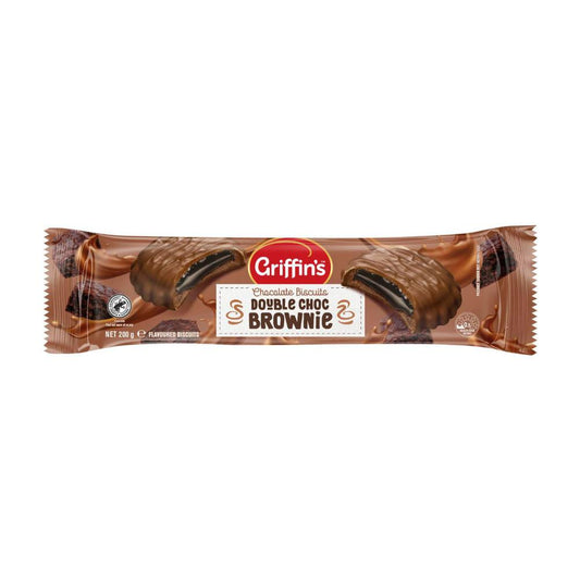 Griffins Marvels Choc Fudge Brownie Chocolate Biscuits - 200g