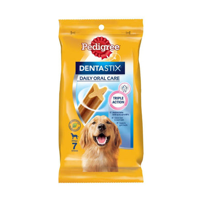 Pedigree Dentastix Large Dog Treats Daily Oral Care Dental Chews - 7 pack