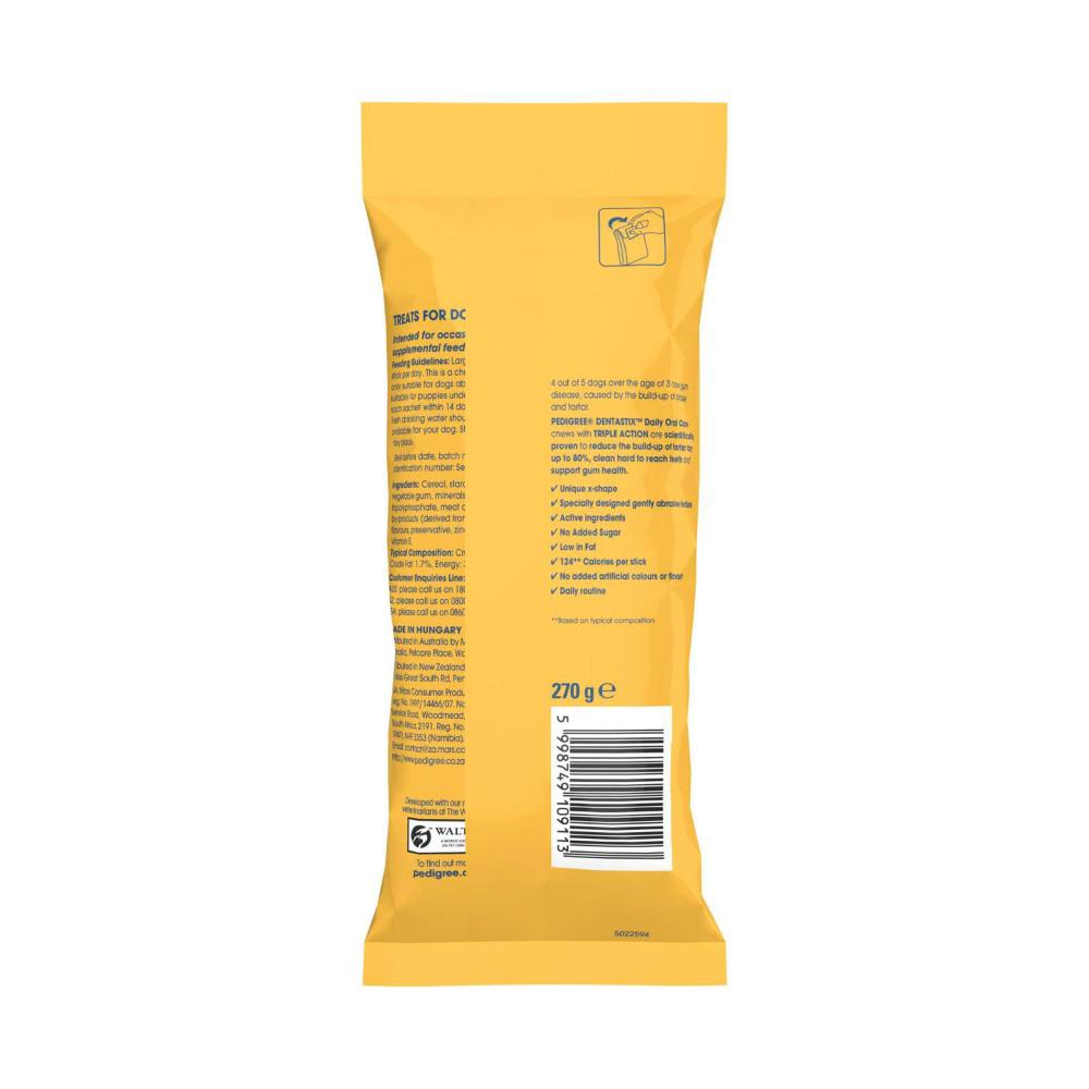 Pedigree Dentastix Large Dog Treats Daily Oral Care Dental Chews - 7 pack