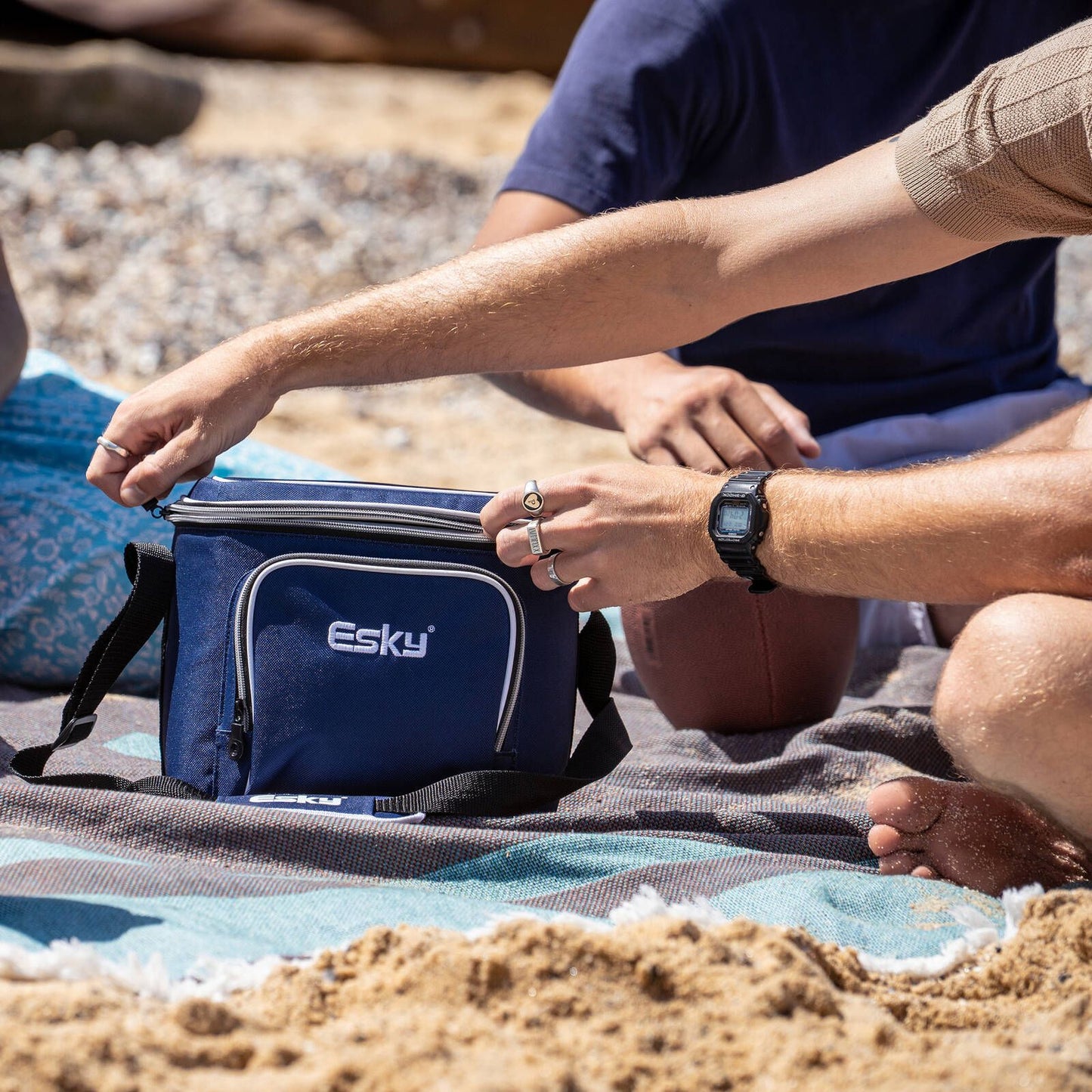 Esky 9 Can Soft Cooler Bag - Blue
