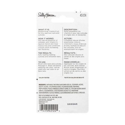 Sally Hansen Vitamin E Nail & Cutie Oil - 13.3mL