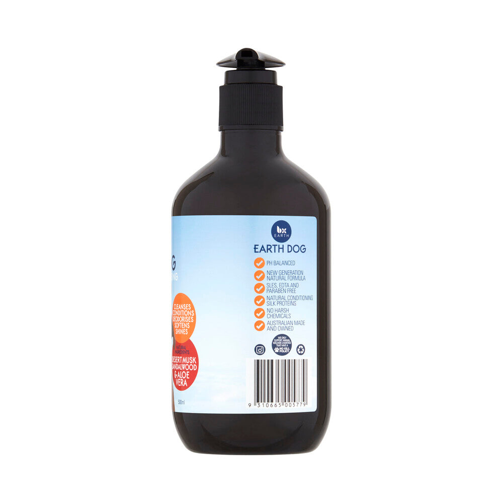 Bx Earth Dog 5in1 Desert Musk Sandalwood & Aloe Vera Conditioning - 500mL