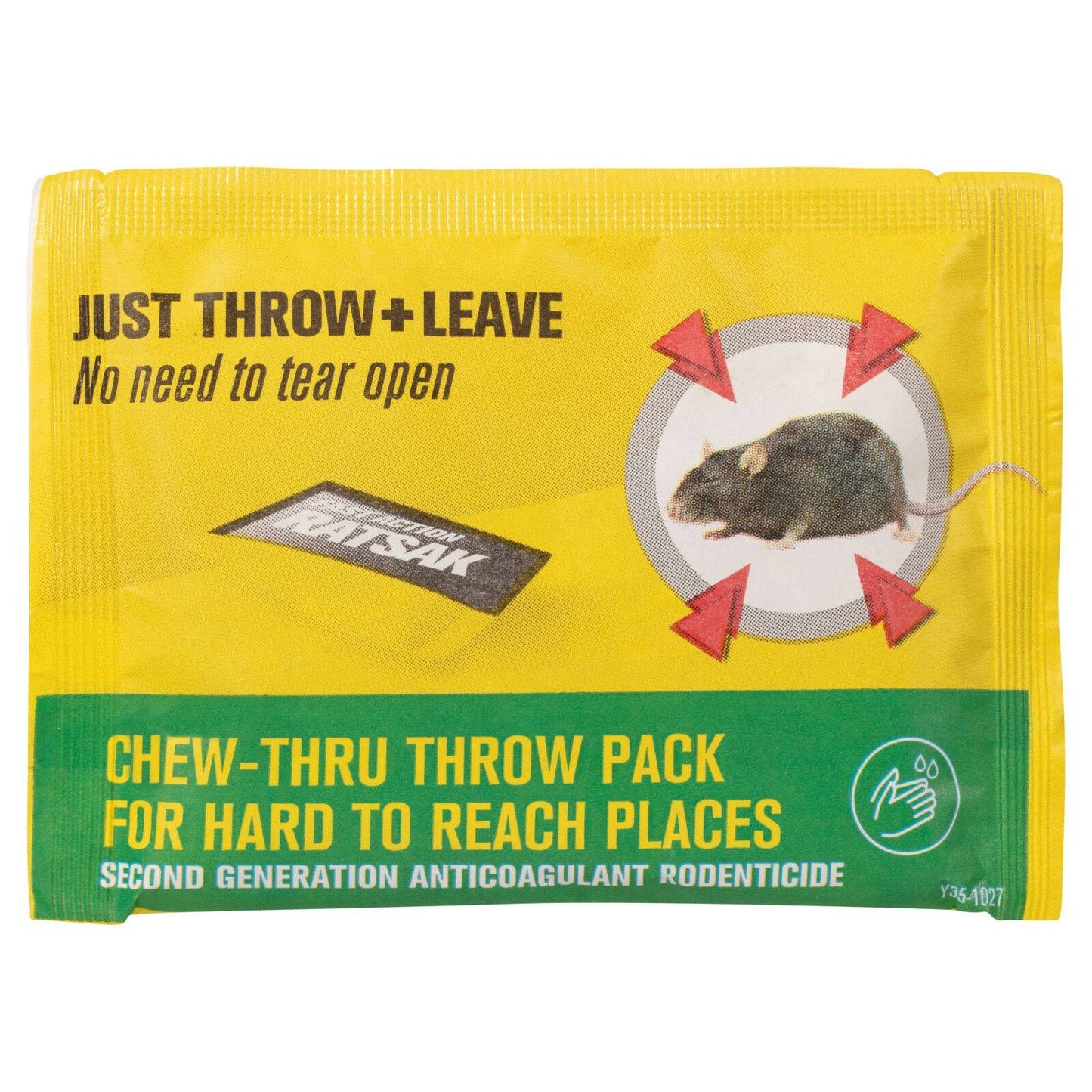 Ratsak Fast Action Throw Packs - 100g - 5 Sachets