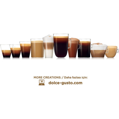 Nescafe Dolce Gusto Cafe Au Lait Coffee Pods Capsules 16 Pack