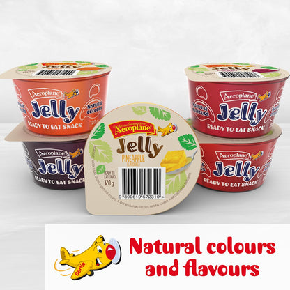 Aeroplane Ready To Eat Jelly Cup Snack Strawberry Flavour 120g