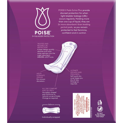 Poise Incontinence Pads Extra Plus 20 Pack