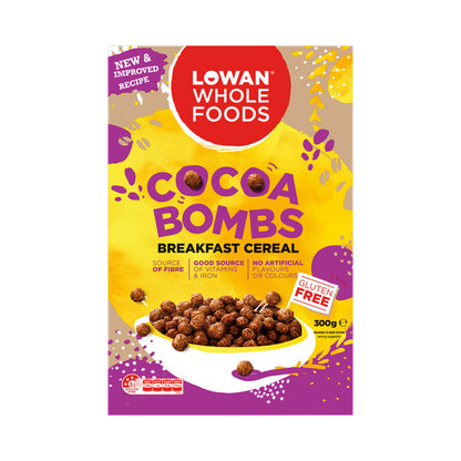 Lowan Cocoa Bombs Gluten Free Cereal - 300g