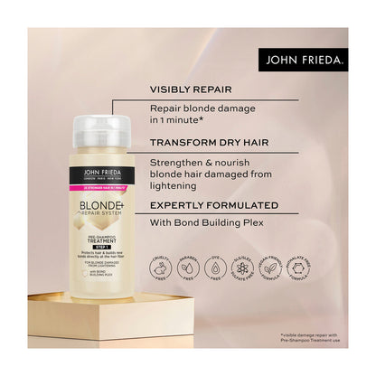 John Frieda Blonde+ Bond Pre-Shampoo Treatment - 100mL