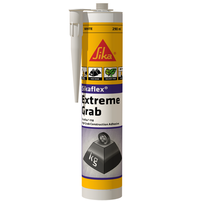 Sika Sikaflex 118 Extreme Grab Adhesive - 290ml - White