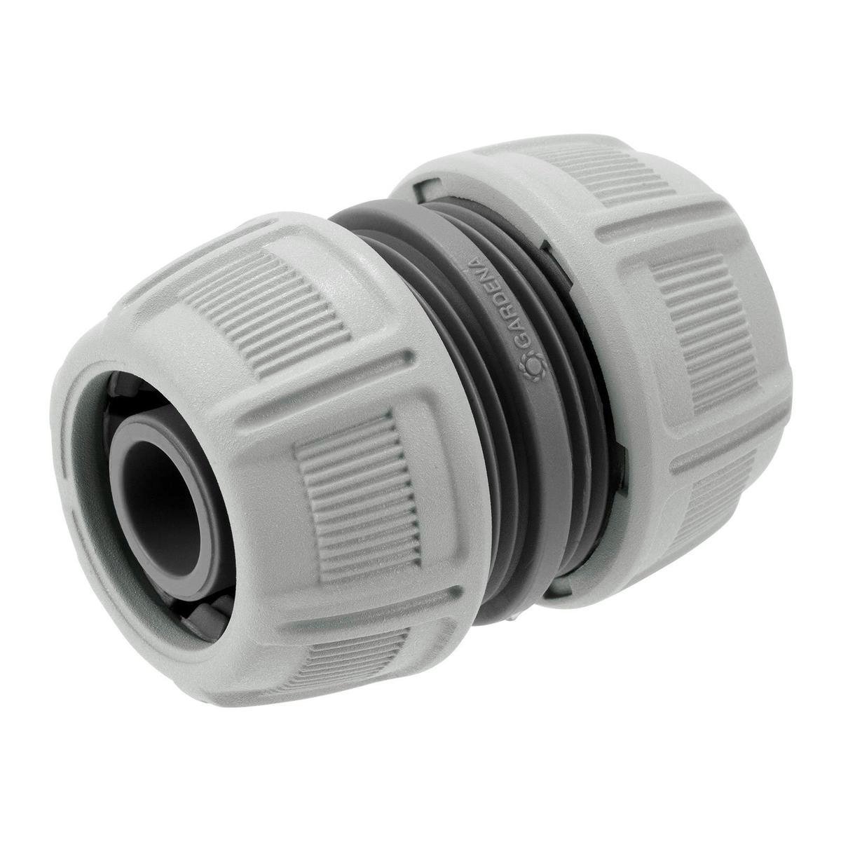 Gardena Hose Joiner - 19mm Plastic - Secure Connection - UV Stabilised