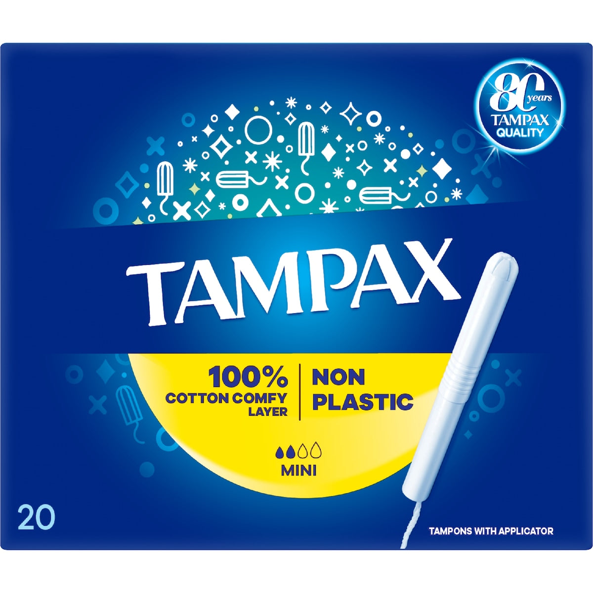 Tampax Mini Tampons With Applicator 20 Pack