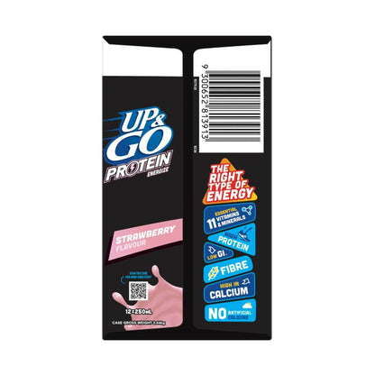 UP&GO Protein Energize Strawberry Fridgepack 12x250ml - 3L