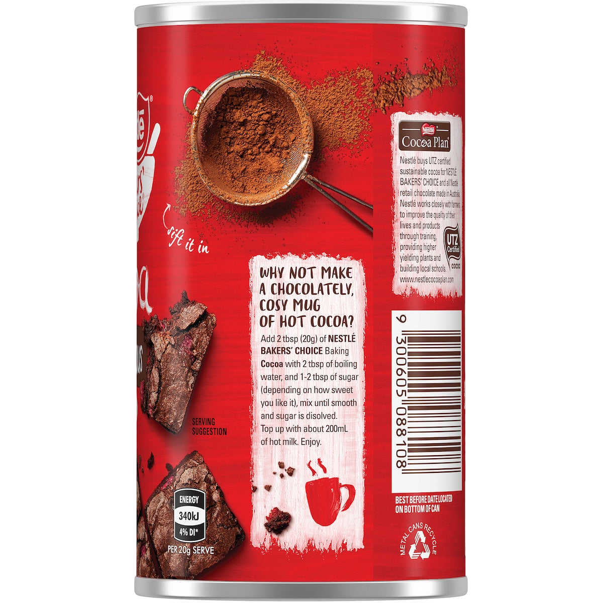 Nestle Bakers Choice Cocoa Powder 190g