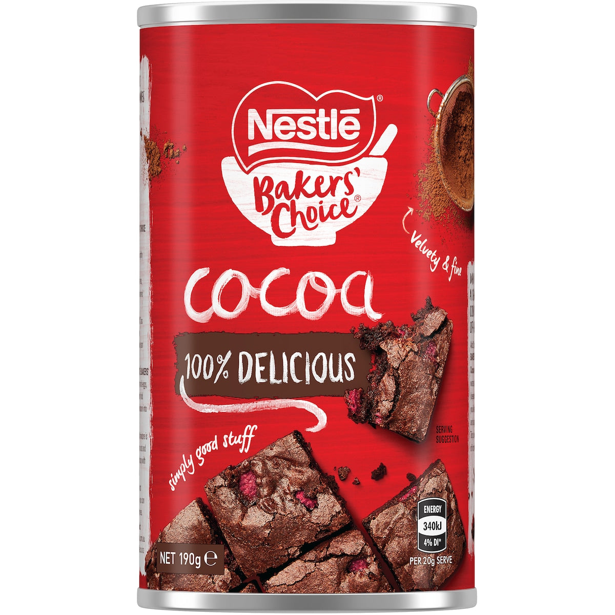Nestle Bakers Choice Cocoa Powder 190g