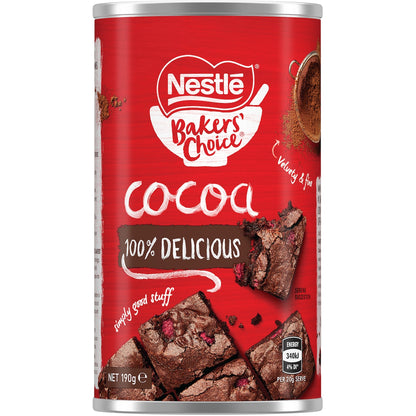 Nestle Bakers Choice Cocoa Powder 190g