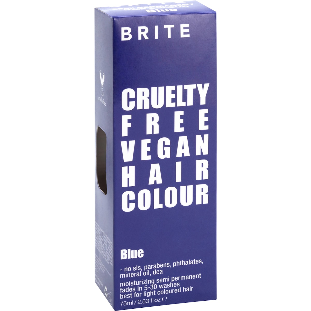Brite Semi Permanent Hair Colour Colour Blue 75mL