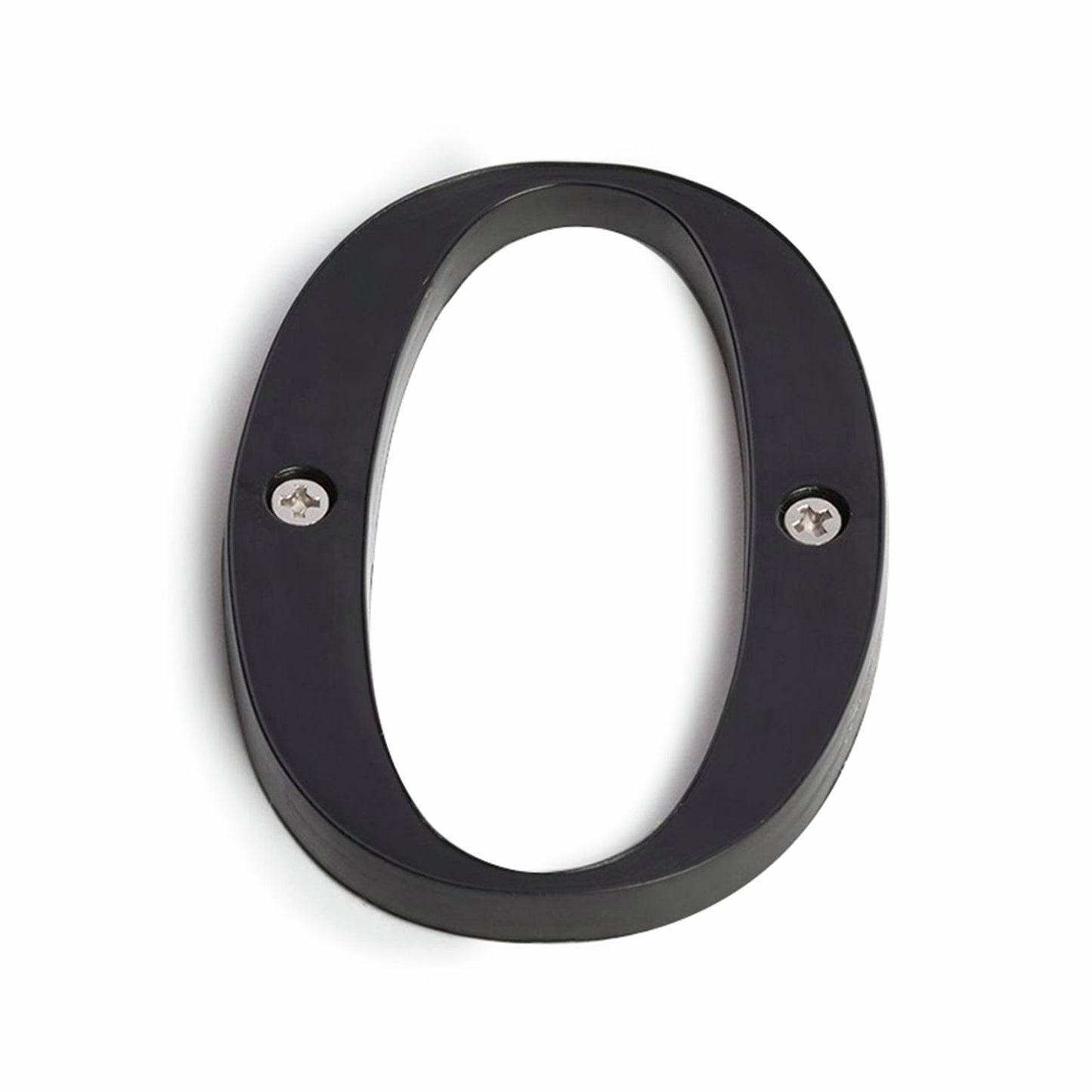 Sandleford Black Plastic House Number 0 - 85mm