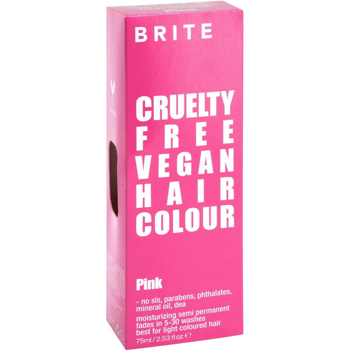 Brite Semi Permanent Hair Colour Colour Pink 75mL