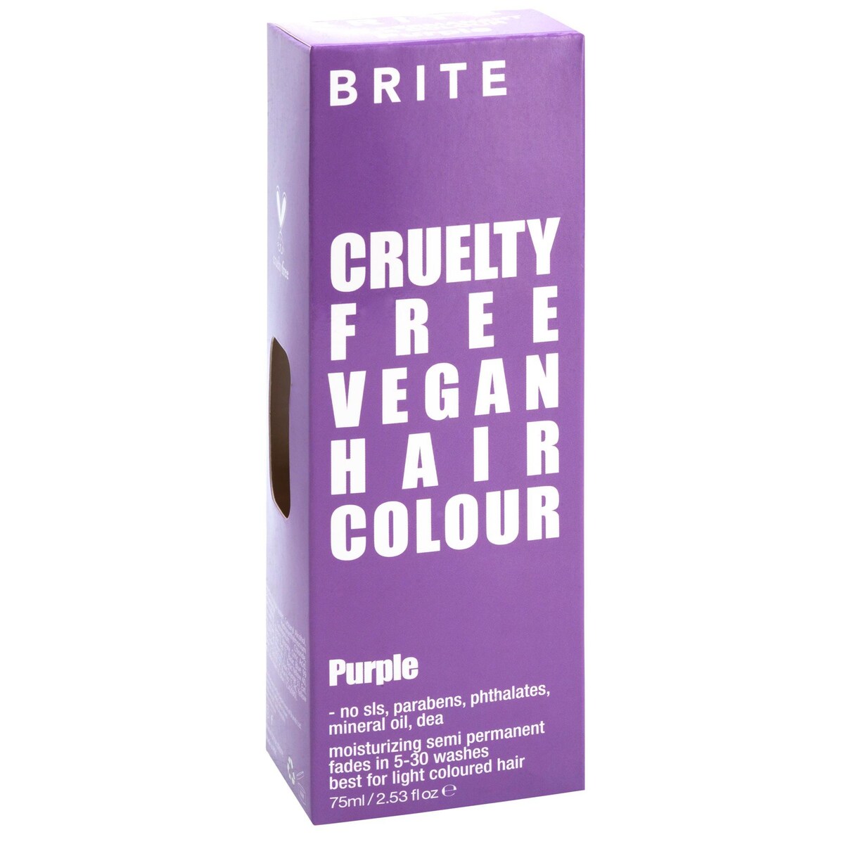 Brite Semi Permanent Hair Colour Colour Purple 75mL