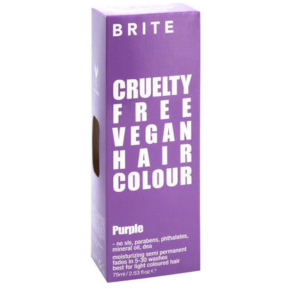 Brite Semi Permanent Hair Colour Colour Purple 75mL