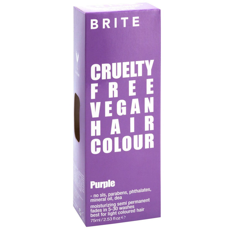 Brite Semi Permanent Hair Colour Colour Purple 75mL