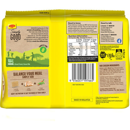 Maggi 2 Minute Wholegrain Chicken Flavour Instant Noodles 5 pack