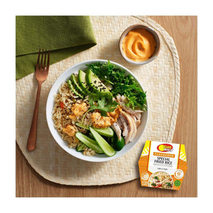 Sunrice Microwave Special Fried Rice Flavoured Rice Cups 2 X 125g