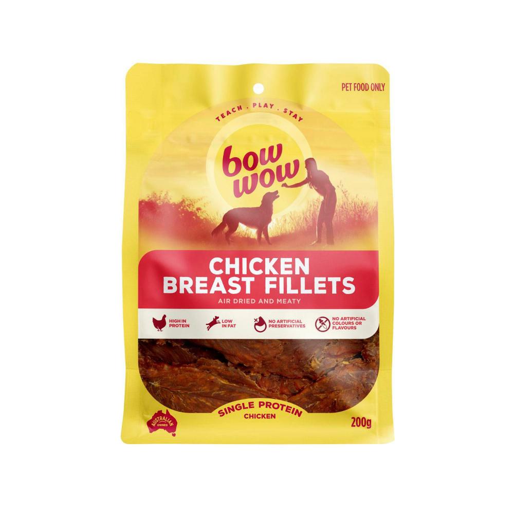 Bow Wow Dog Treat Chicken Fillets - 200g
