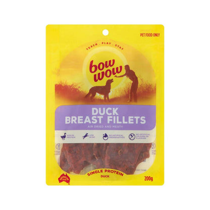 Bow Wow Dog Treat Duck Fillets - 200g