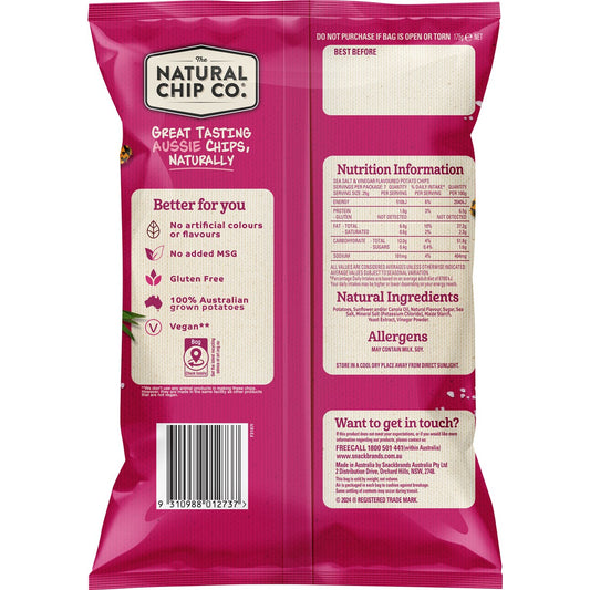 The Natural Chip Co Sea Salt & Vinegar 175g