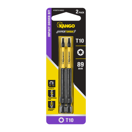 Kango TX10 Impact Driver Bits - 89mm - 2 Pack