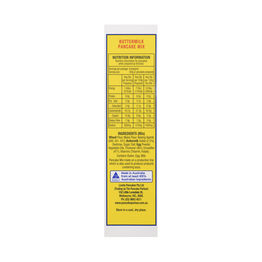 The Pancake Parlour Buttermilk Pancake Mix - 500g