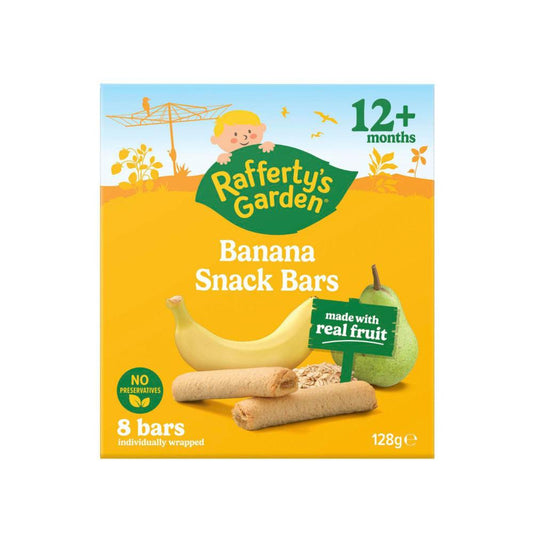 Rafferty's Garden Banana Snack Bars 12+ Months - 128g