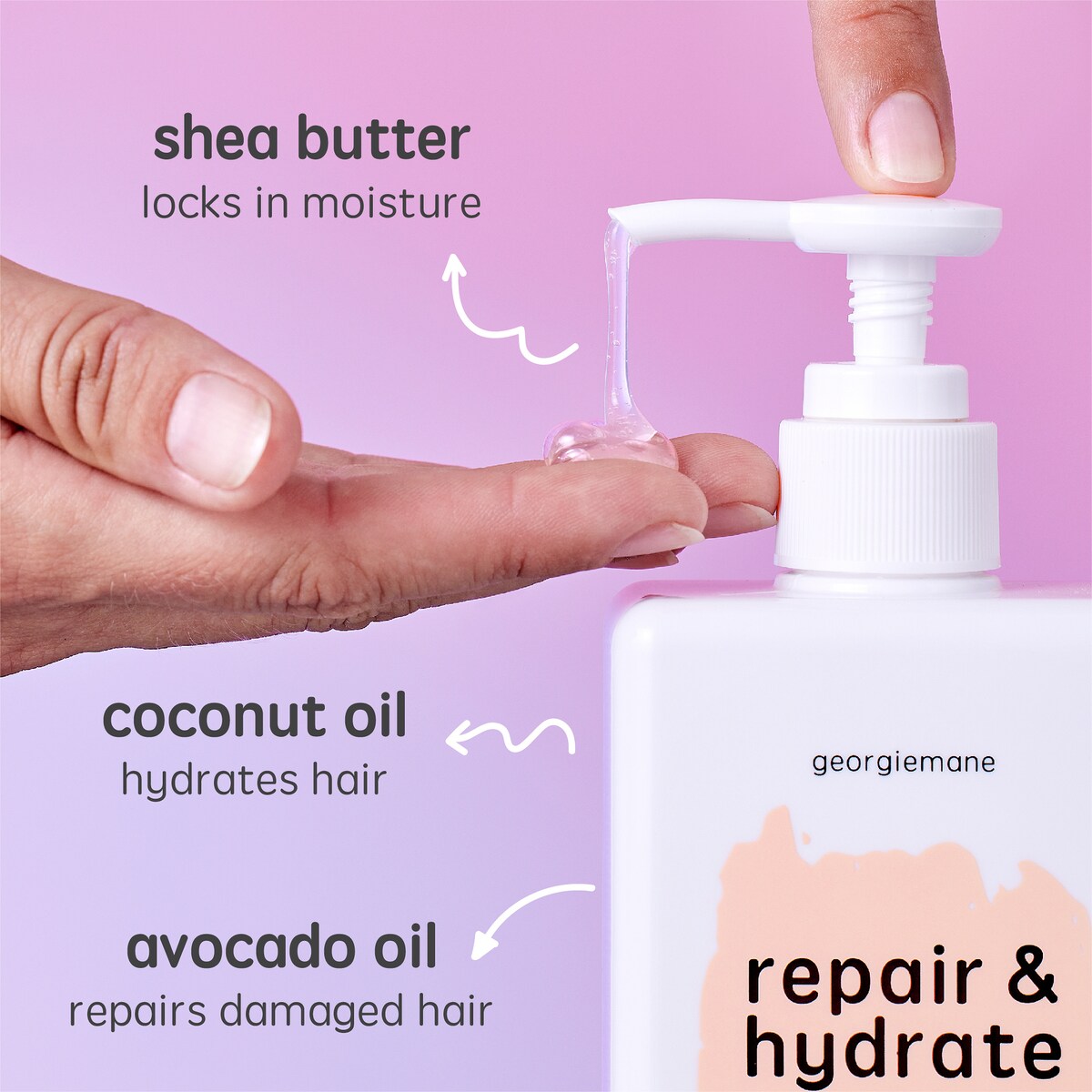 Georgiemane Repair & Hydrate Shampoo 330ml