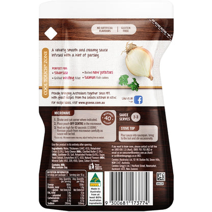 Gravox Parsley White Finishing Liquid Sauce Pouch 165g