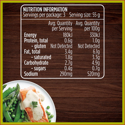 Gravox Parsley White Finishing Liquid Sauce Pouch 165g