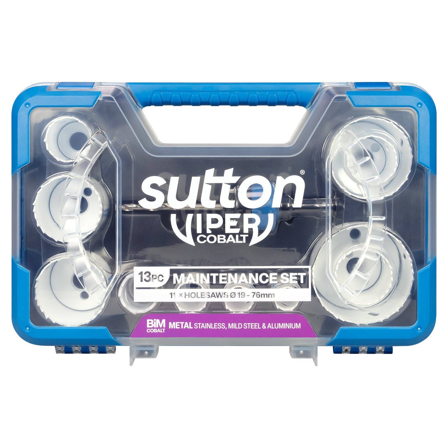 Sutton Tools Bi Metal Viper Cobalt Holesaw Set - 13 Piece