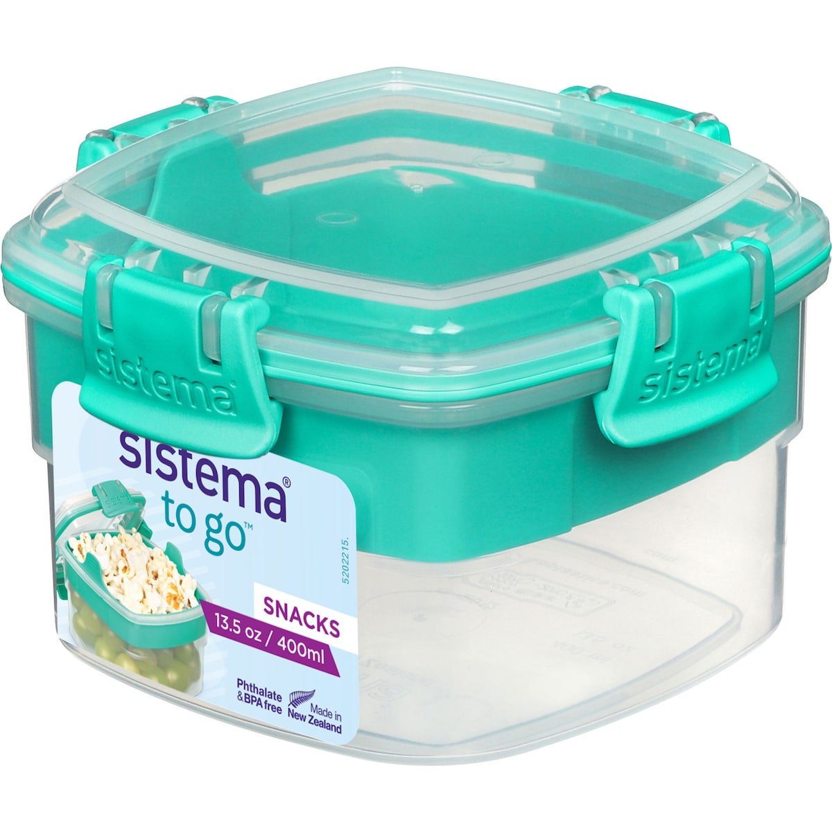 Sistema Plasticware Snack To Go Each