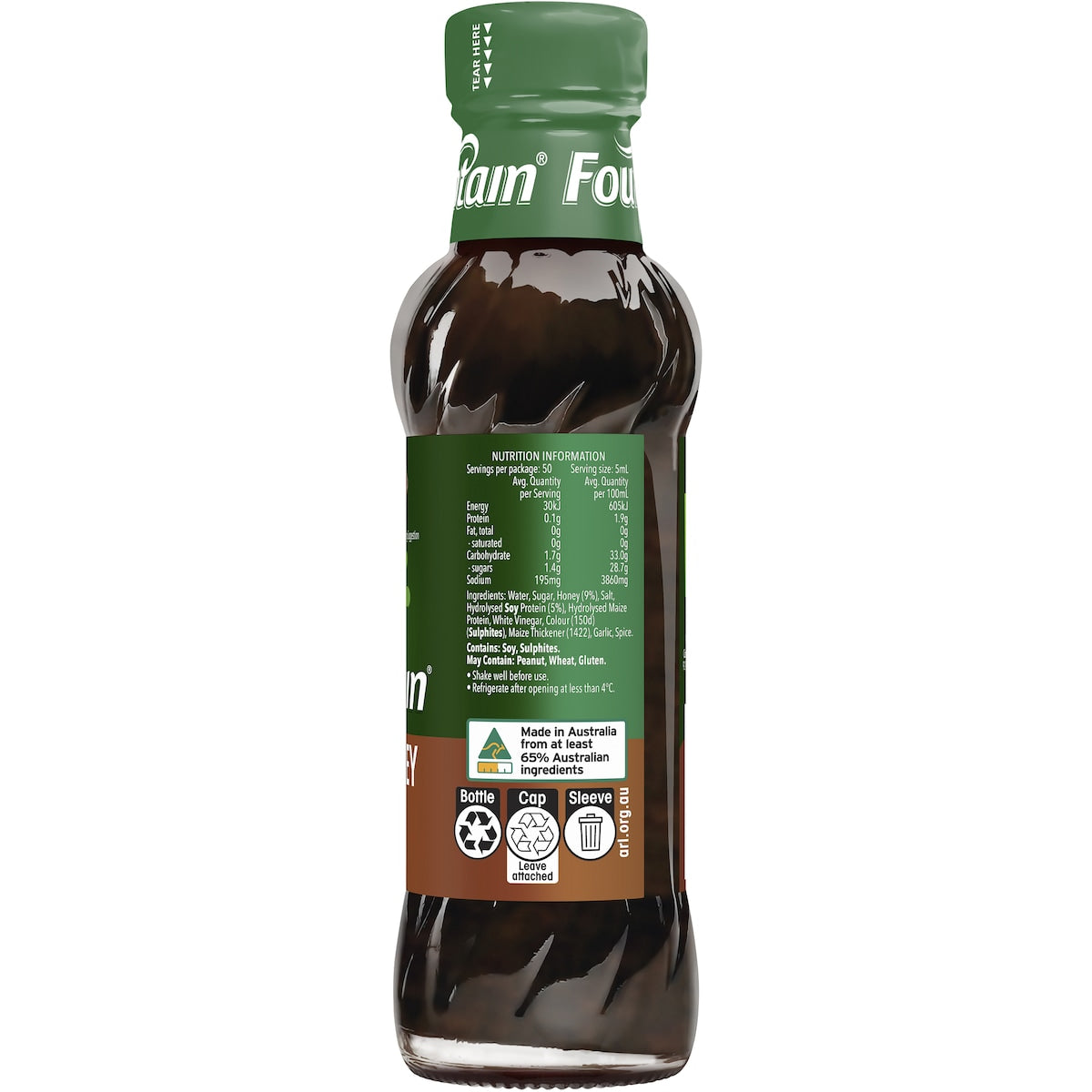 Fountain Soy And Honey Sauce 250ml